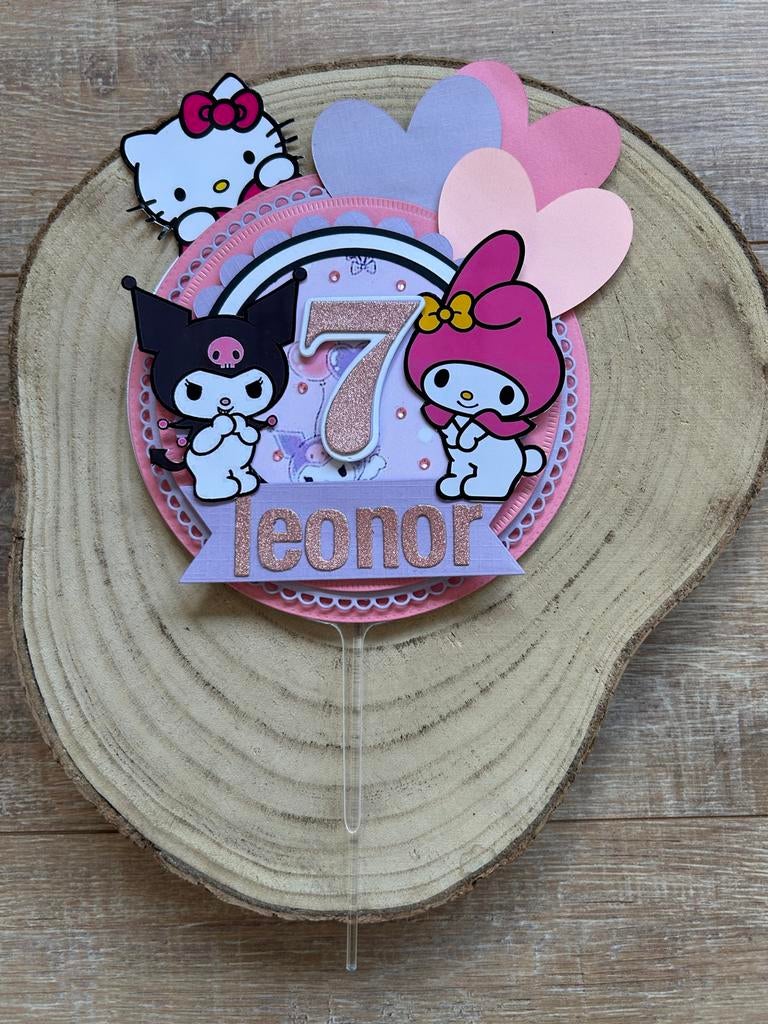 Taarttopper handgemaakt naar jouw thema, Ophalen of Verzenden, Nieuw, Versiering