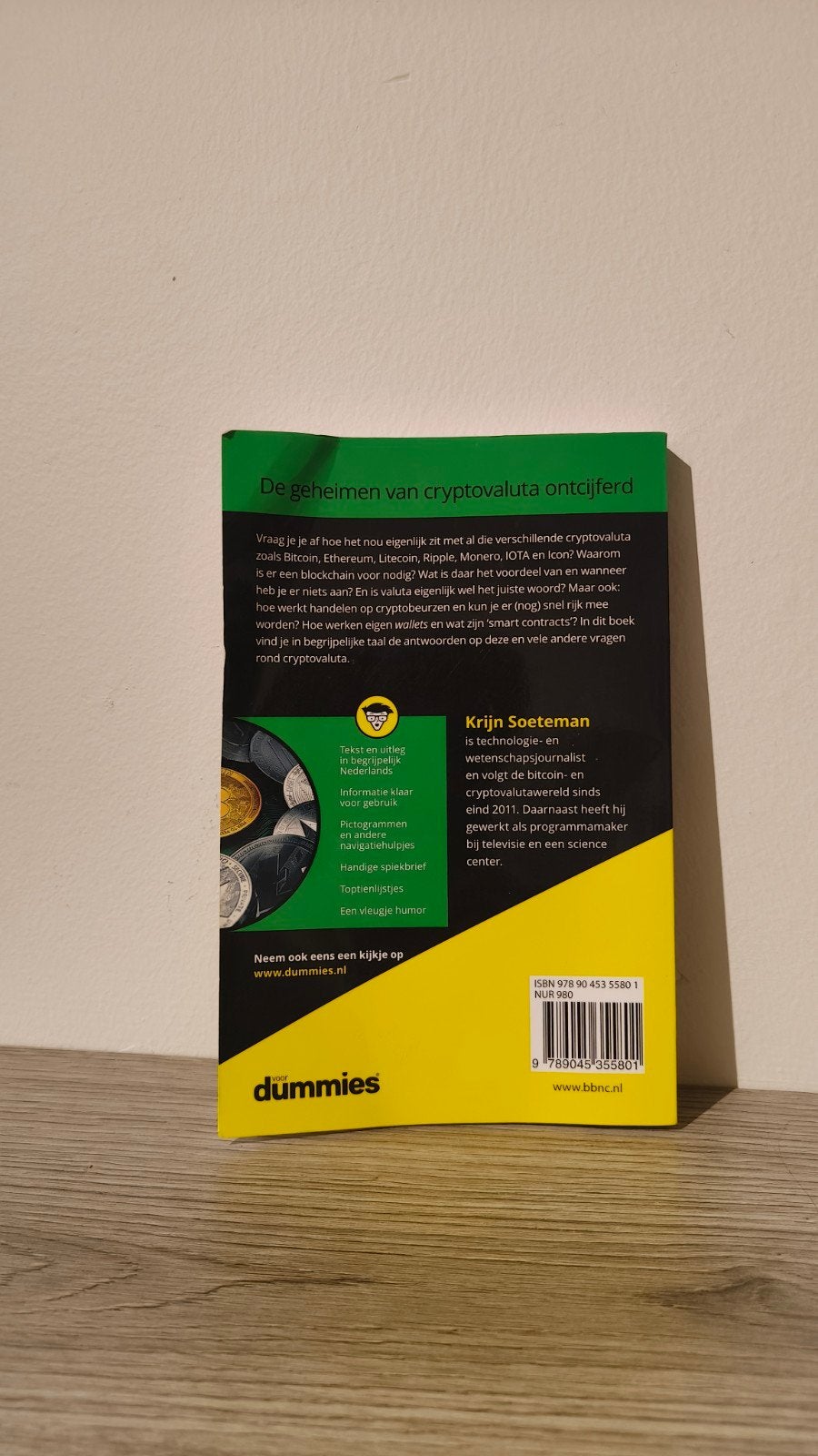 De geheimen van cryptovaluta ontcijferd - Dummies, Verzenden, Zo goed als nieuw, Overige onderwerpen, Krijn Soeteman