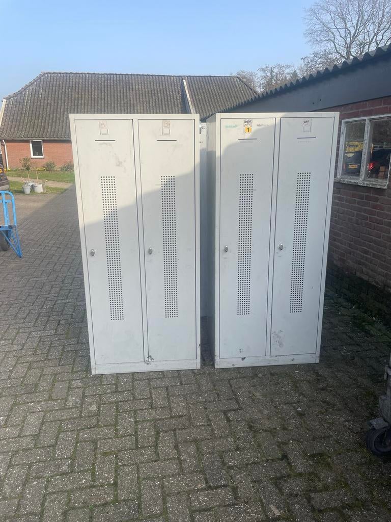 3 lockers Kasten - Ideaal voor Opslag of Werkplaats, Ophalen, Gebruikt