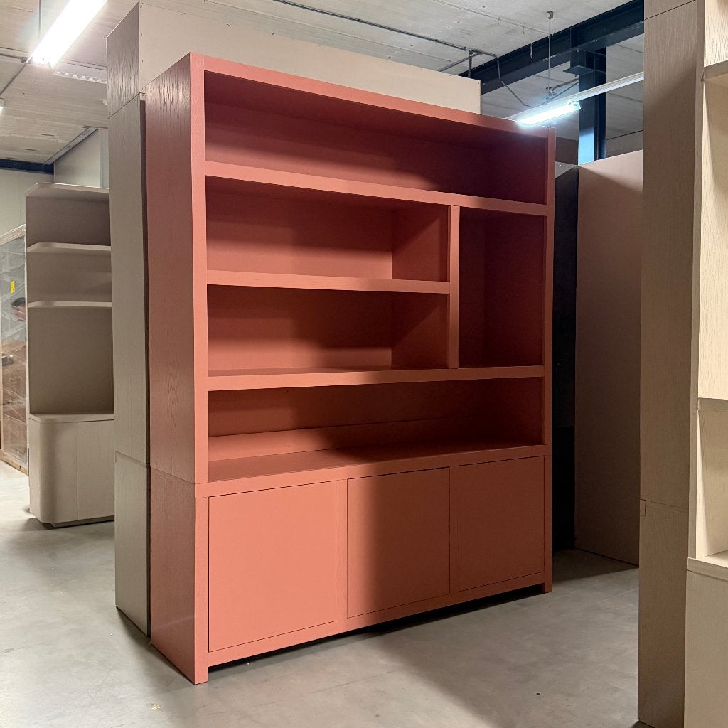 vakken kast roze 180cm japandi hotel chique