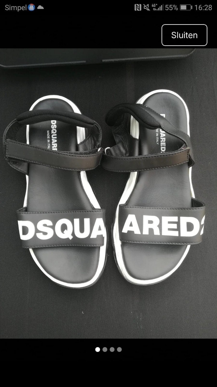 DSQUARED2 sandalen maat 35 ALS NIEUW, Jongen of Meisje, Ophalen of Verzenden, Zo goed als nieuw, Dsquared2