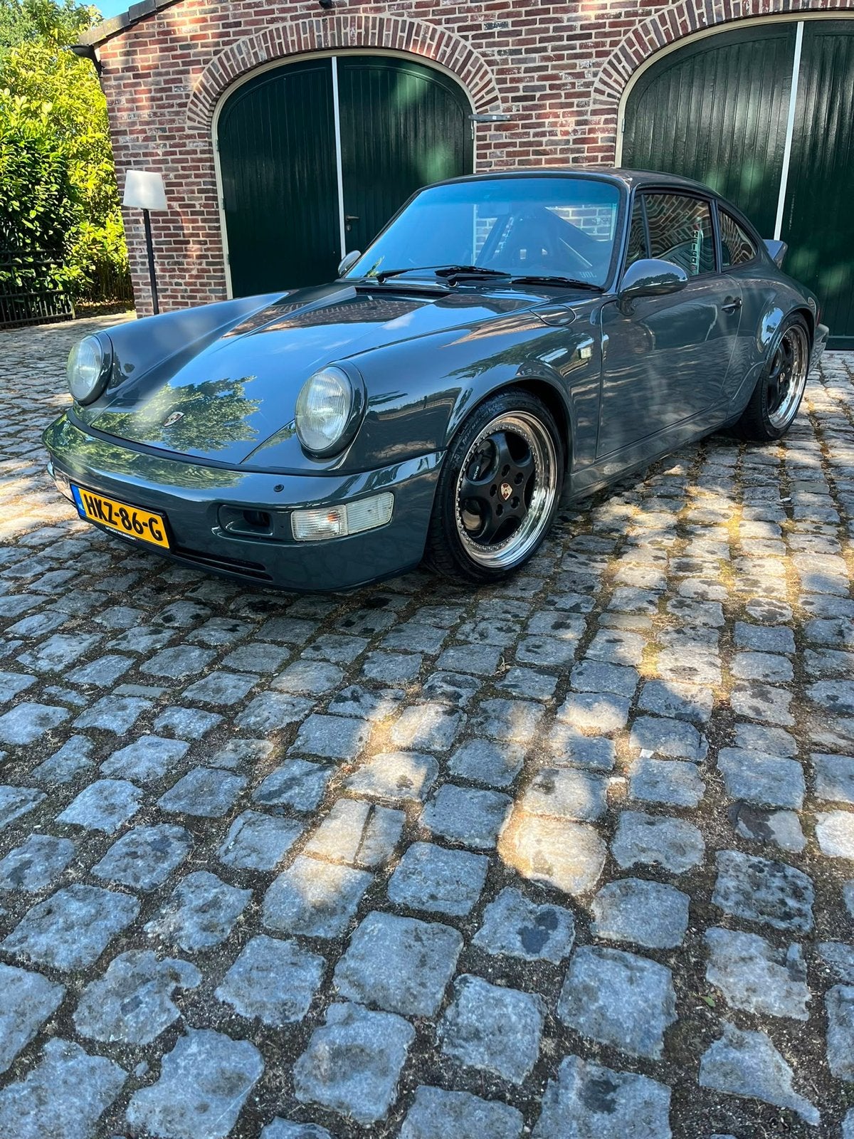 Porsche 911/964 RS look. 270 pk   in nette staat, Zwart, Leder, Bedrijf, Handgeschakeld