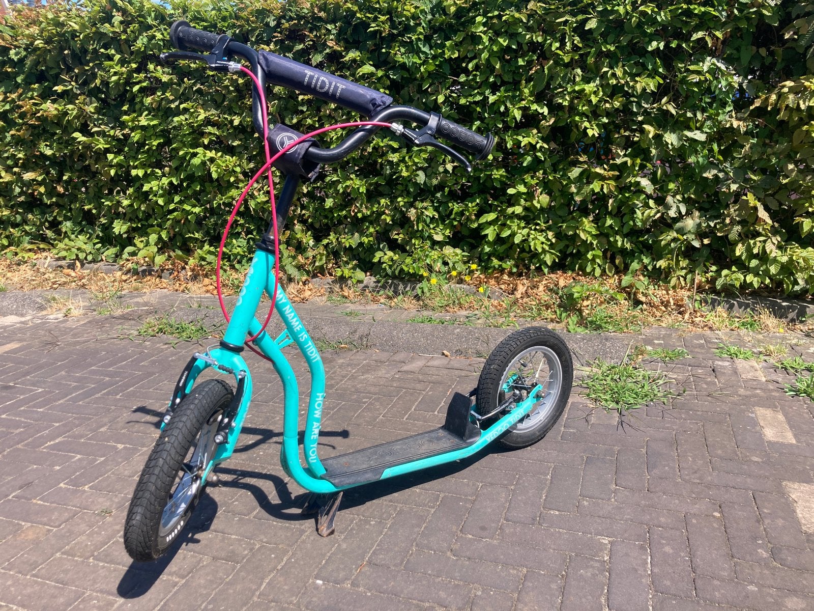 Turquoise Yedoo Tidit step, Fietsen en Brommers, Steps, Ophalen, Gebruikt, Gewone step