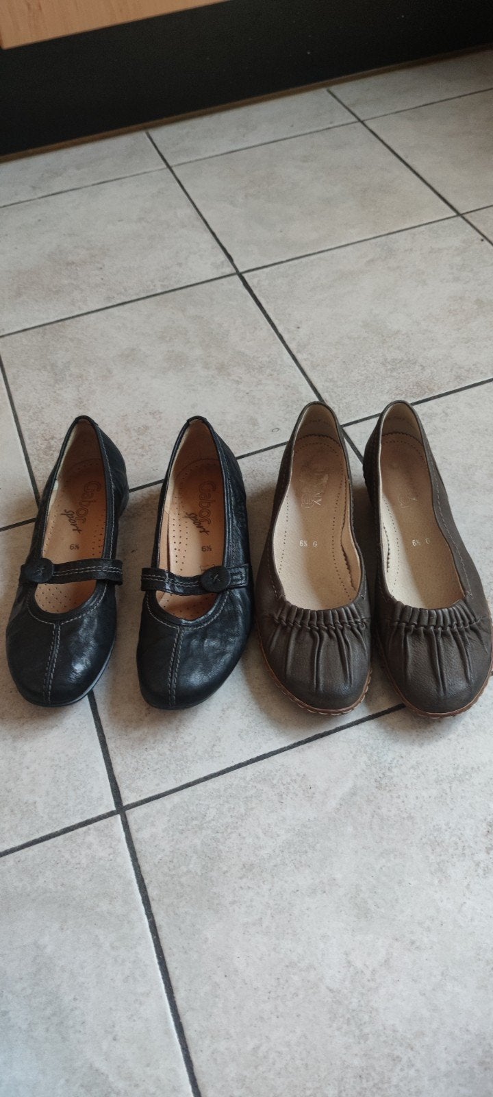 GABOR sport balerina , Luftpolster schoenen 39.5, Ophalen of Verzenden, Zo goed als nieuw, Zwart, Sneakers of Gympen