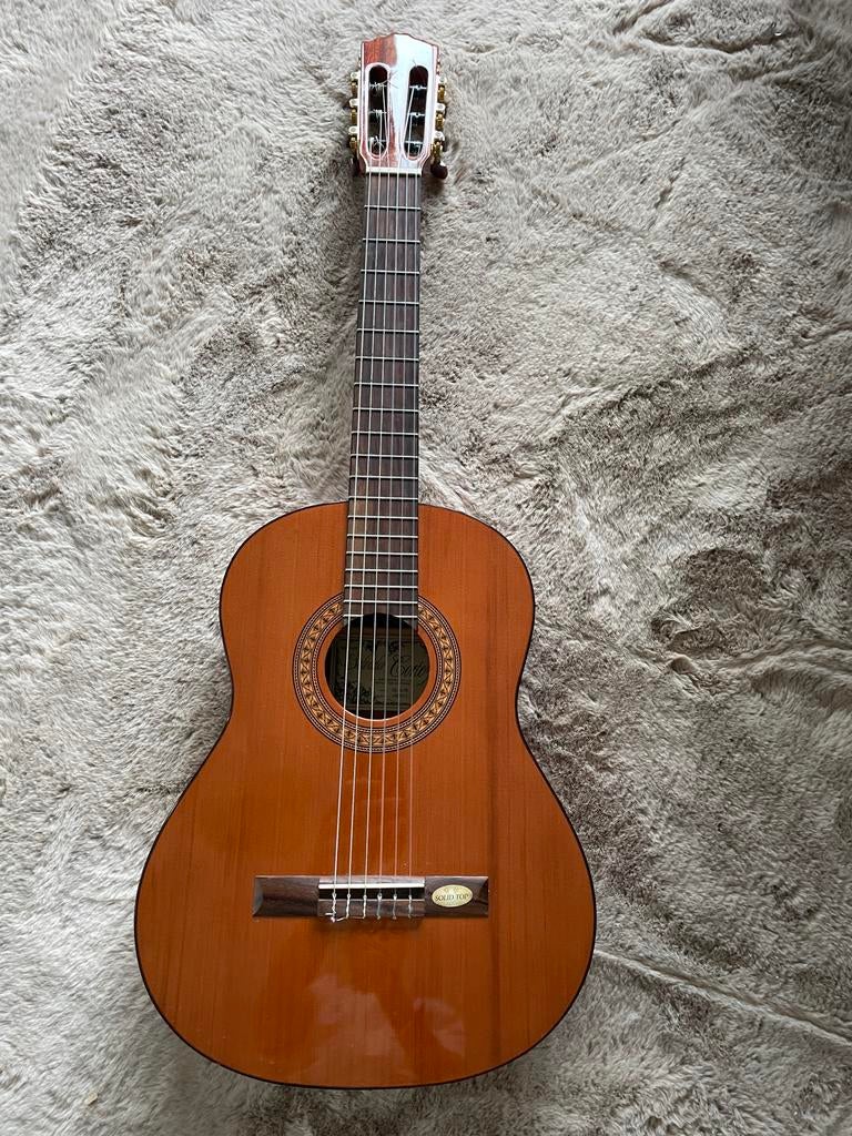 Salvador Cortez CC22JR 3/4 Klassieke Gitaar - Solid Top, Ophalen, Gebruikt, Klassieke of Spaanse gitaar