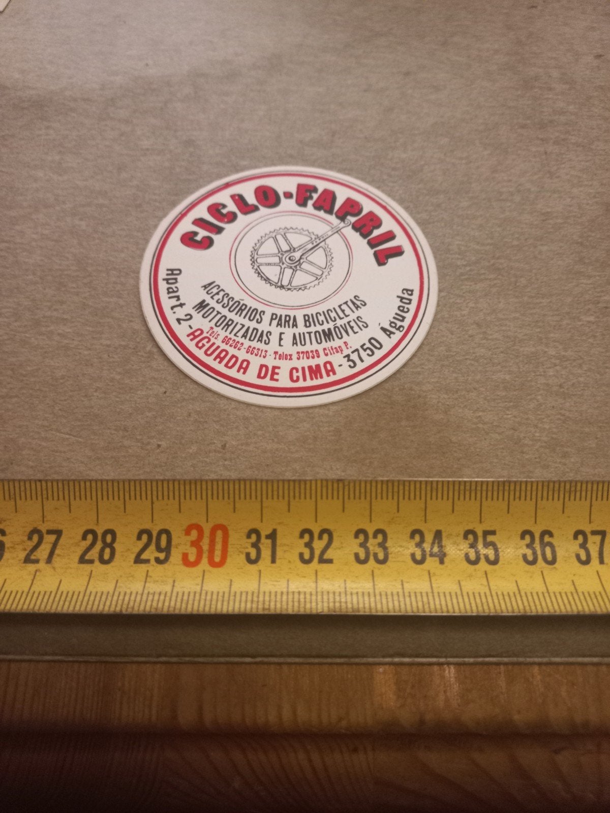 Vintage Ciclo-Fapril sticker - Fiets & Auto Accessoires, Ophalen of Verzenden, Zo goed als nieuw
