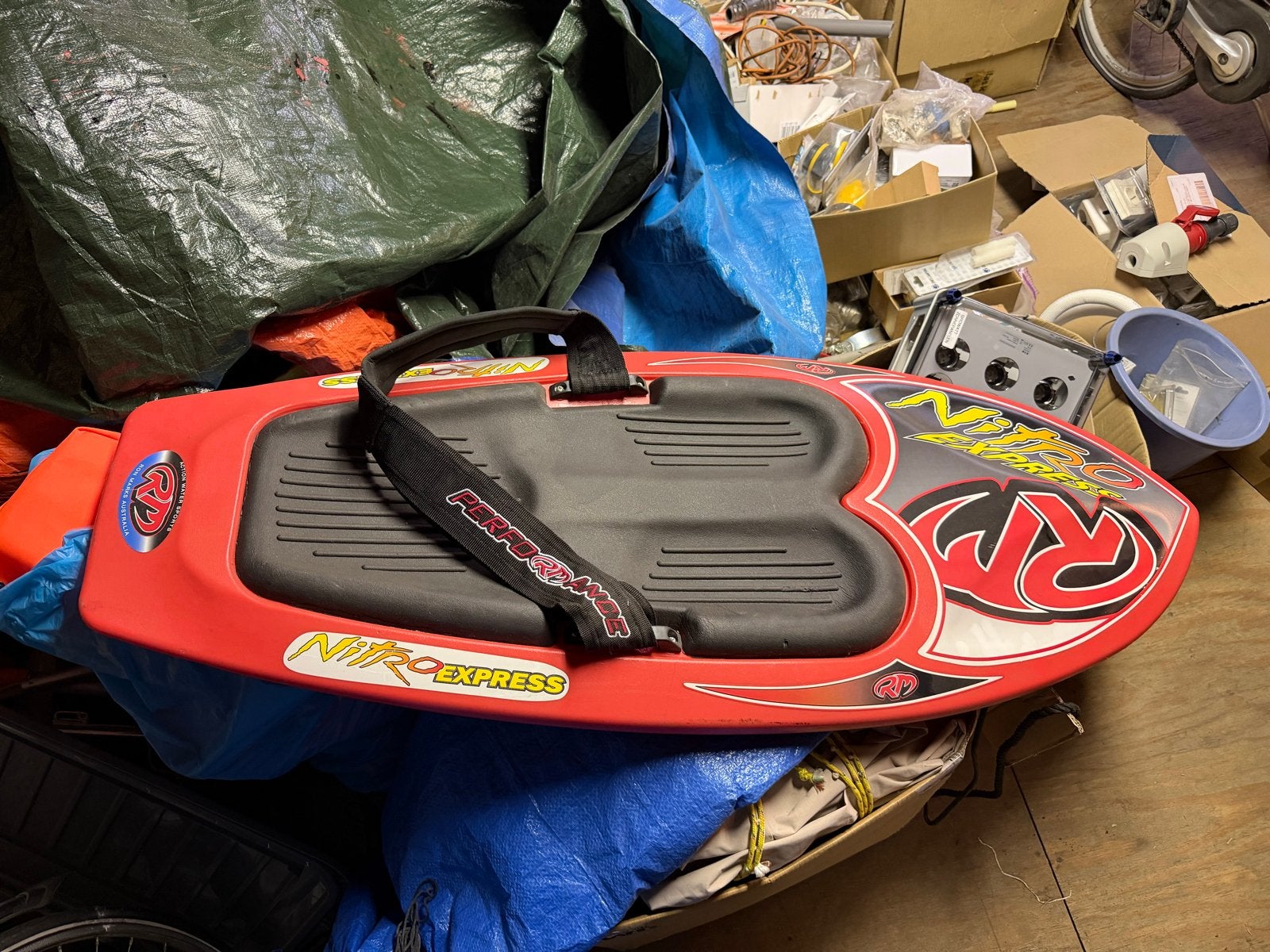 Ron Marks Nitro Express Kneeboard, Watersport en Boten, Waterski's, Ophalen of Verzenden, Zo goed als nieuw