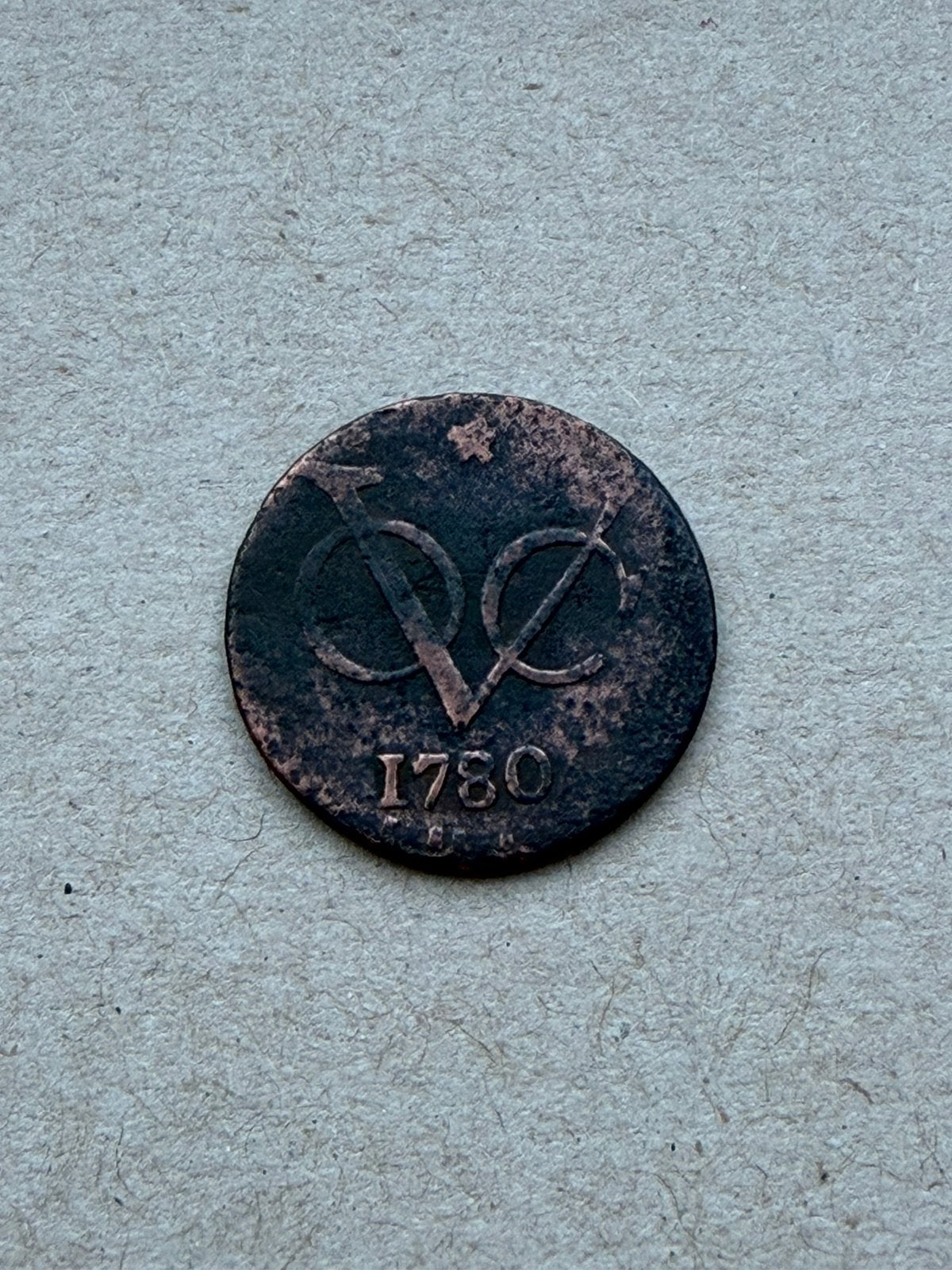 West Friesland VOC duit 1780 schaarser jaar, Ophalen of Verzenden, Vóór koninkrijk, Overige waardes