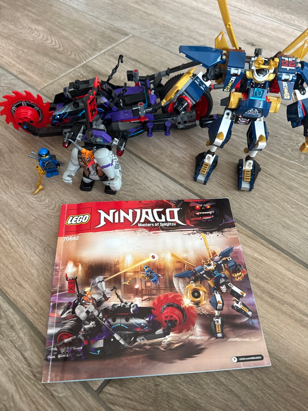 LEGO Ninjago 70642 Killow vs. Samurai X, Kinderen en Baby's, Lego, Ophalen of Verzenden, Zo goed als nieuw, Inclusief instructies