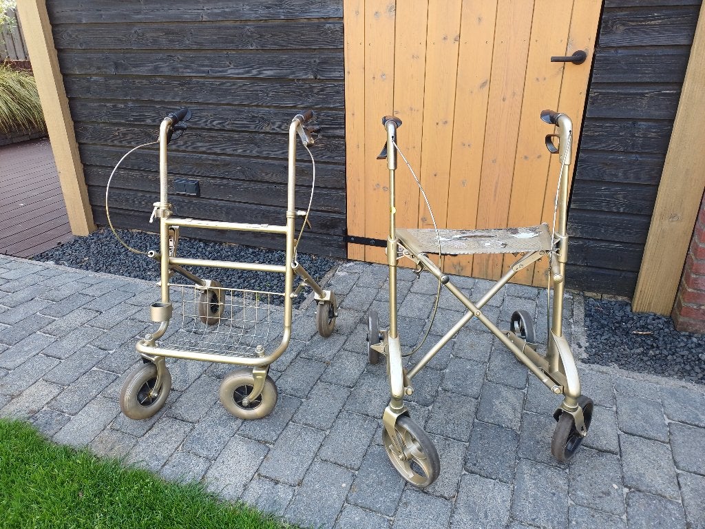 Rollators, Ophalen, Gebruikt