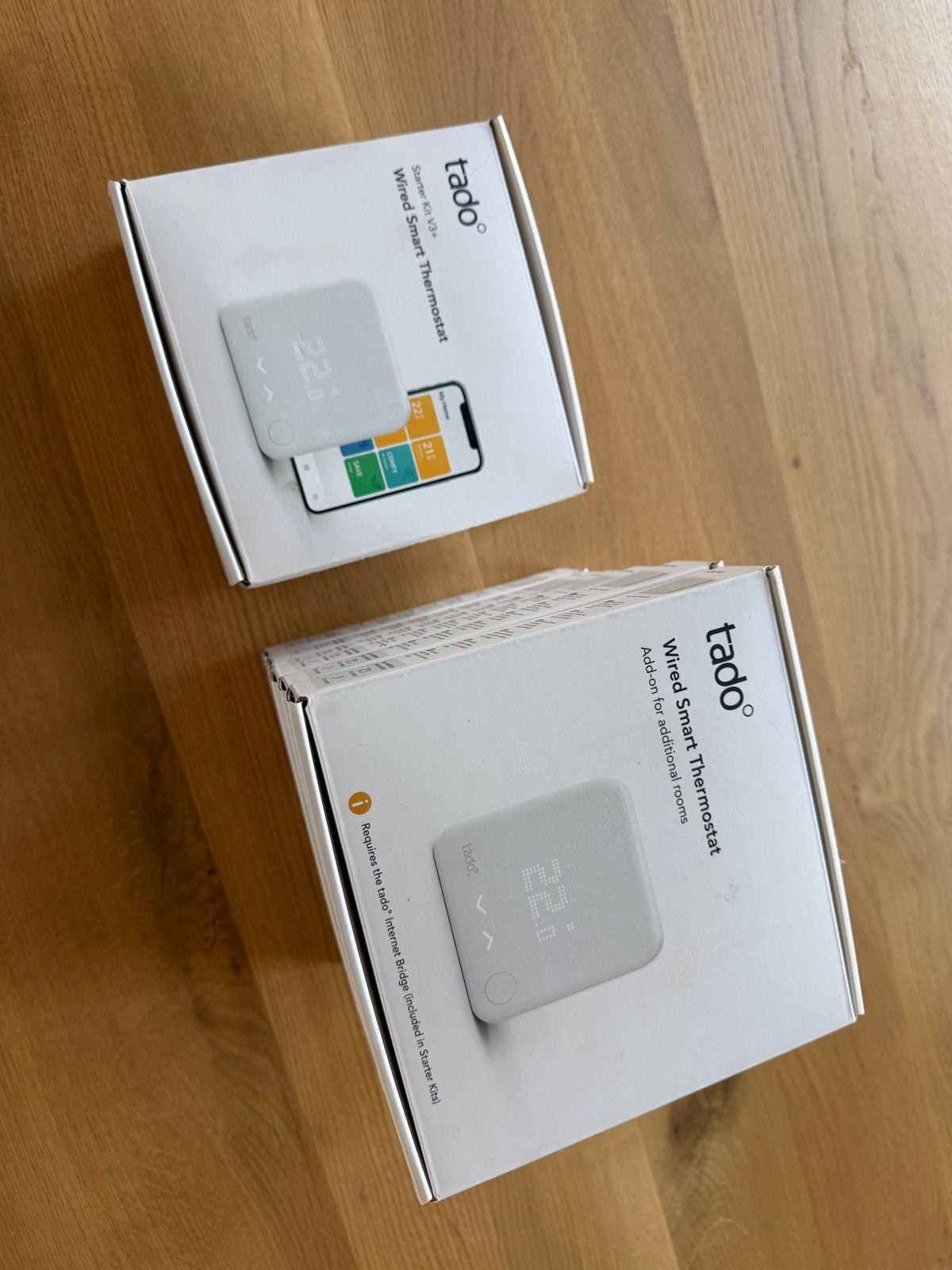 Tado Slimme Bedrade Thermostaat Starter Kit V3+ & 6x Add-on, Ophalen of Verzenden, Slimme thermostaat, Nieuw