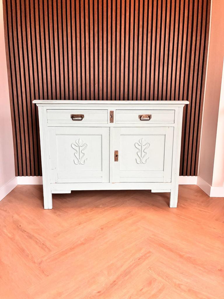 Dressoir kast, Ophalen, Gebruikt, 100 tot 150 cm, 25 tot 50 cm