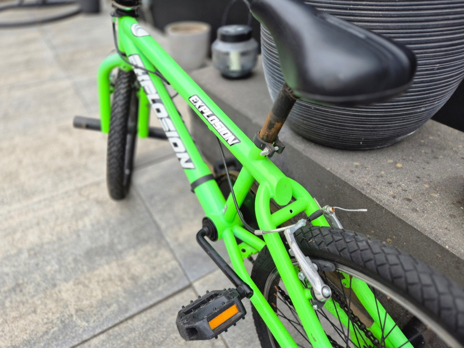 Explosion BMX fiets - Groen, 20 inch, Fietsen en Brommers, Fietsen | Crossfietsen en BMX, Ophalen, Explosion, Staal, Velgrem