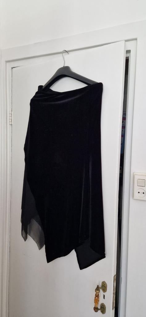 Zwartfluwelen rok MatSui, maat M, Maat 38/40 (M), Matsui, Zwart, Ophalen of Verzenden