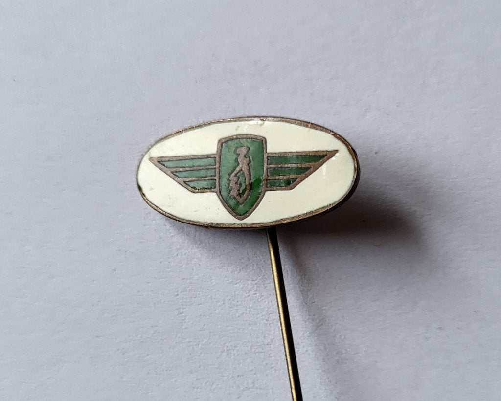 Zündapp Brommer Scooter Motor emaille logo speldje, Gebruikt, Niet vindbaar, Niet vindbaar, Speldje of Pin
