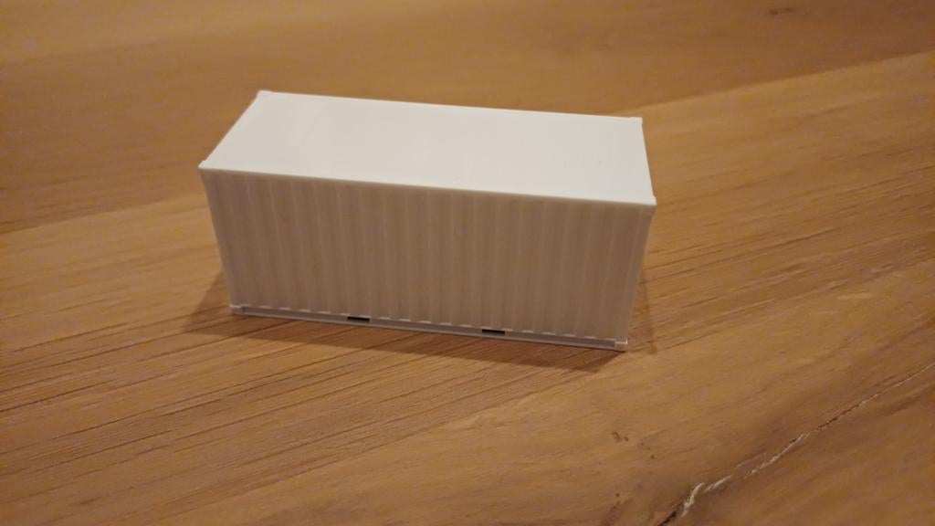 Herpa witte 20ft container, Hobby en Vrije tijd, Modelauto's | 1:87, Ophalen of Verzenden, Nieuw, Bus of Vrachtwagen, Herpa
