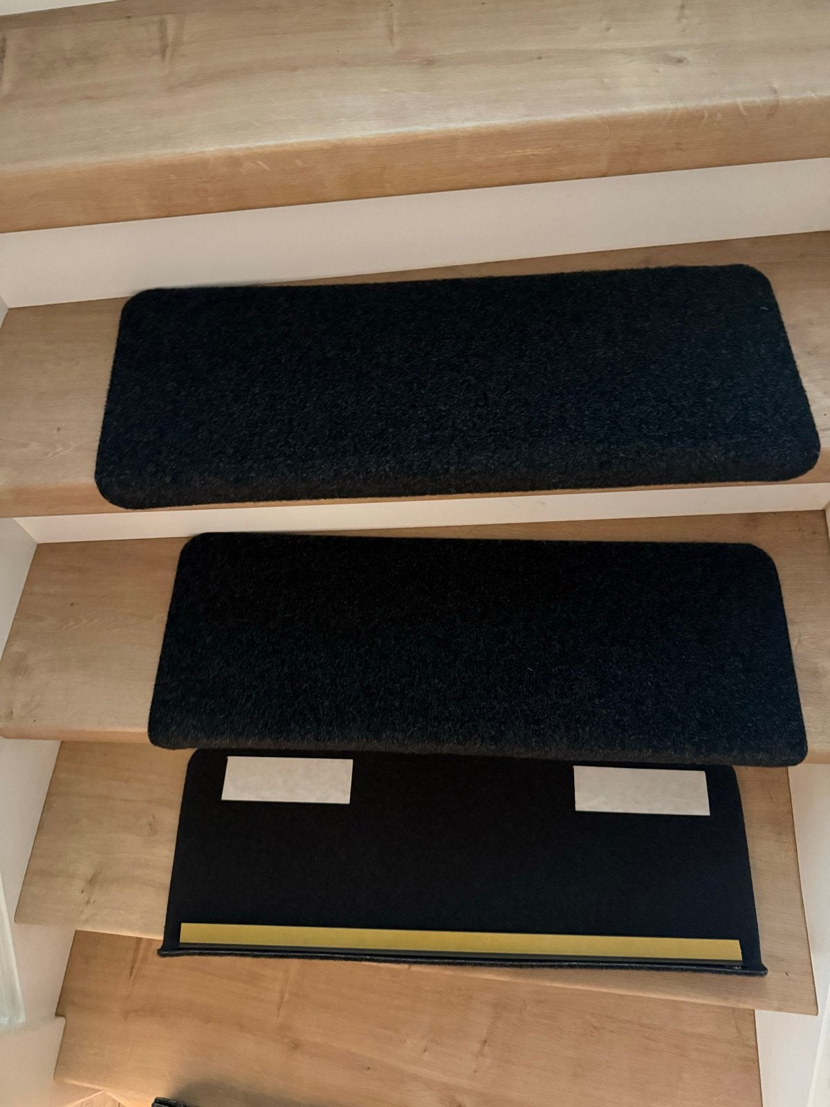 Tekzen trapmatten - Zwart, rechthoekig, Huis en Inrichting, Zwart, Nieuw, Minder dan 50 cm, Rechthoekig