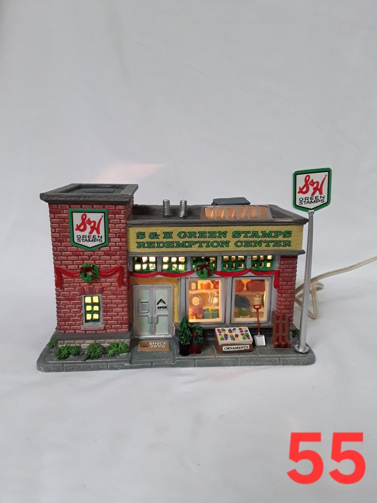 Lemax 75562 S & H green stamps store jaar 2007., Diversen, Kerst, Ophalen of Verzenden