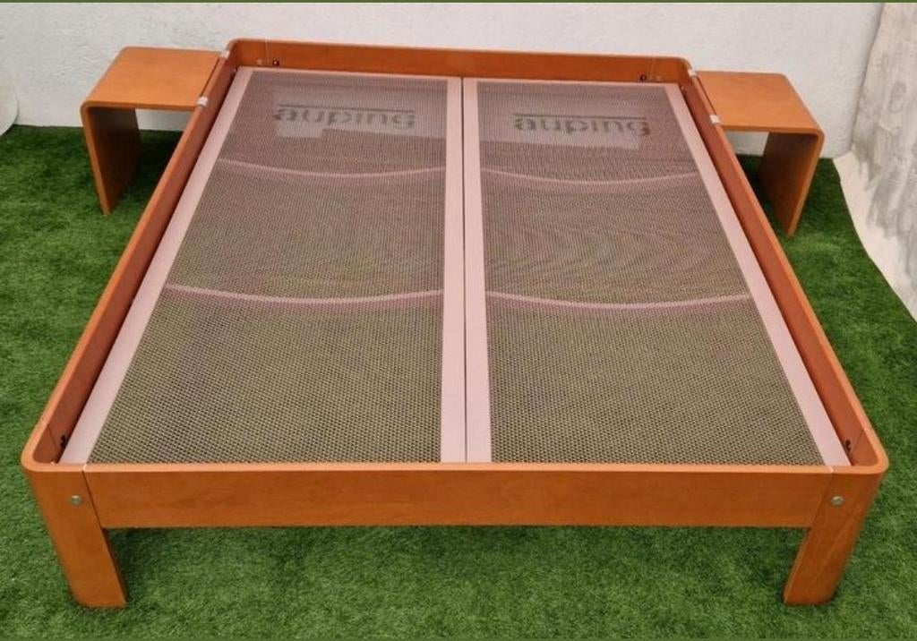 Auping Aurounde Bed 180x200cm met Tafeltjes, Ophalen of Verzenden, ., ., .