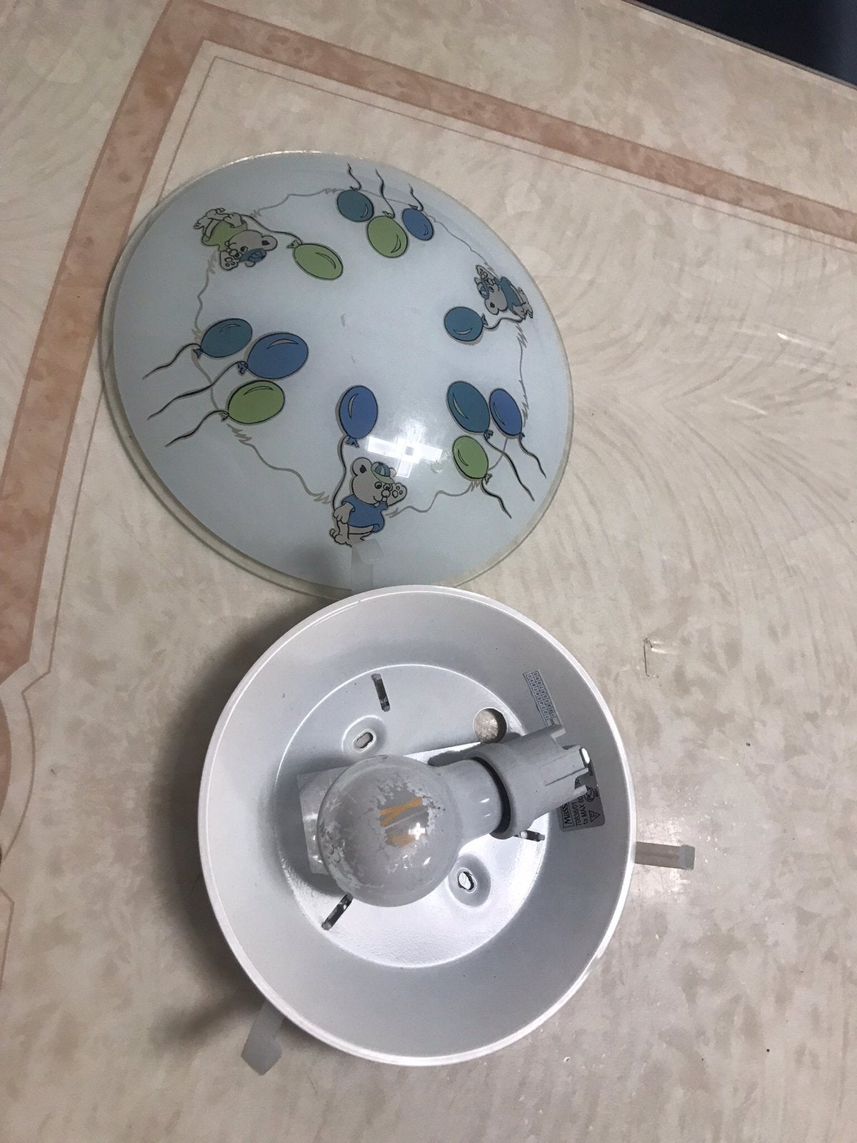 Plafondlamp, Huis en Inrichting, Lampen | Plafondlampen, Ophalen of Verzenden, Zo goed als nieuw