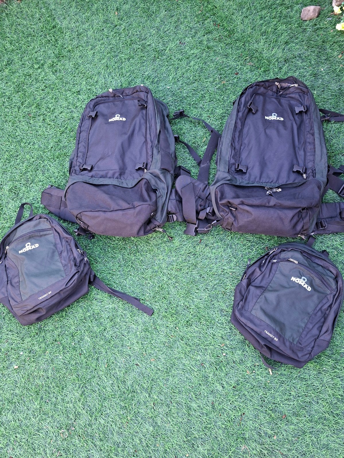 2 grote backpack rugzakken 55 L Nomad Transit, Sport en Fitness, Ophalen of Verzenden, Rugzak