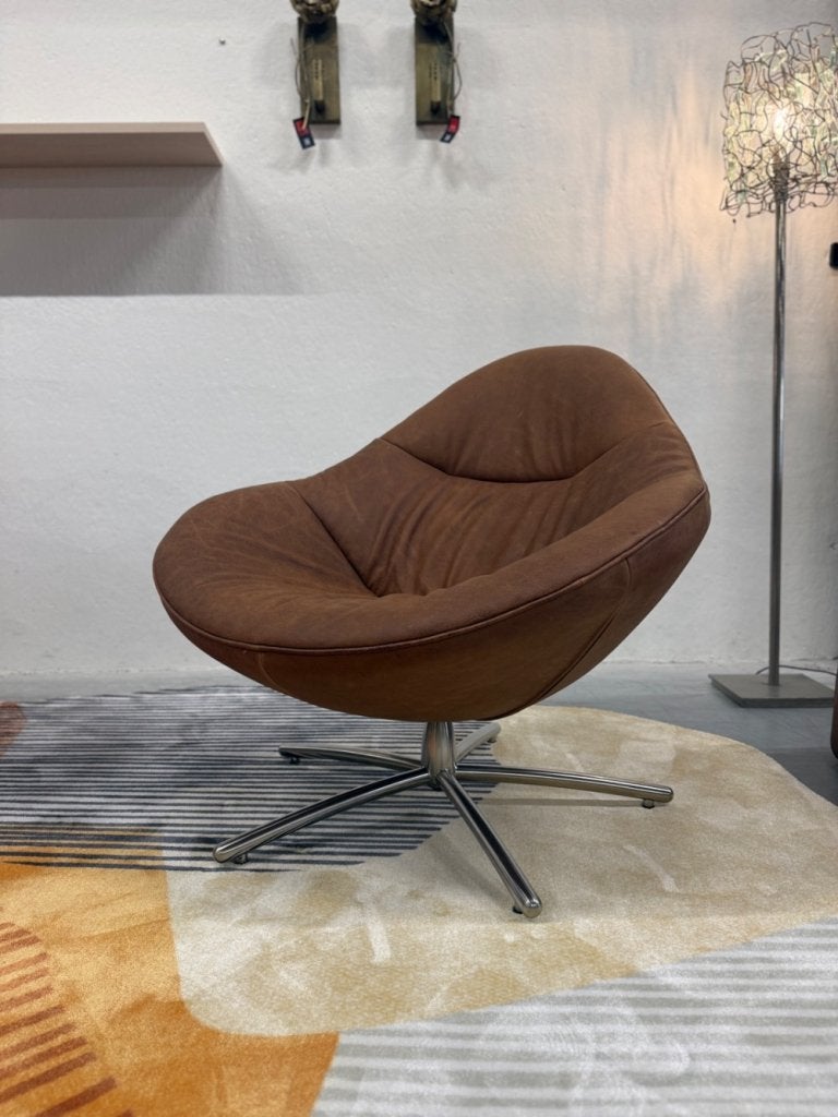 Nieuw Label Van den Berg Hidde Soft Bronco leer Yak Stoel, Nieuw, Ophalen of Verzenden, Label, 75 tot 100 cm