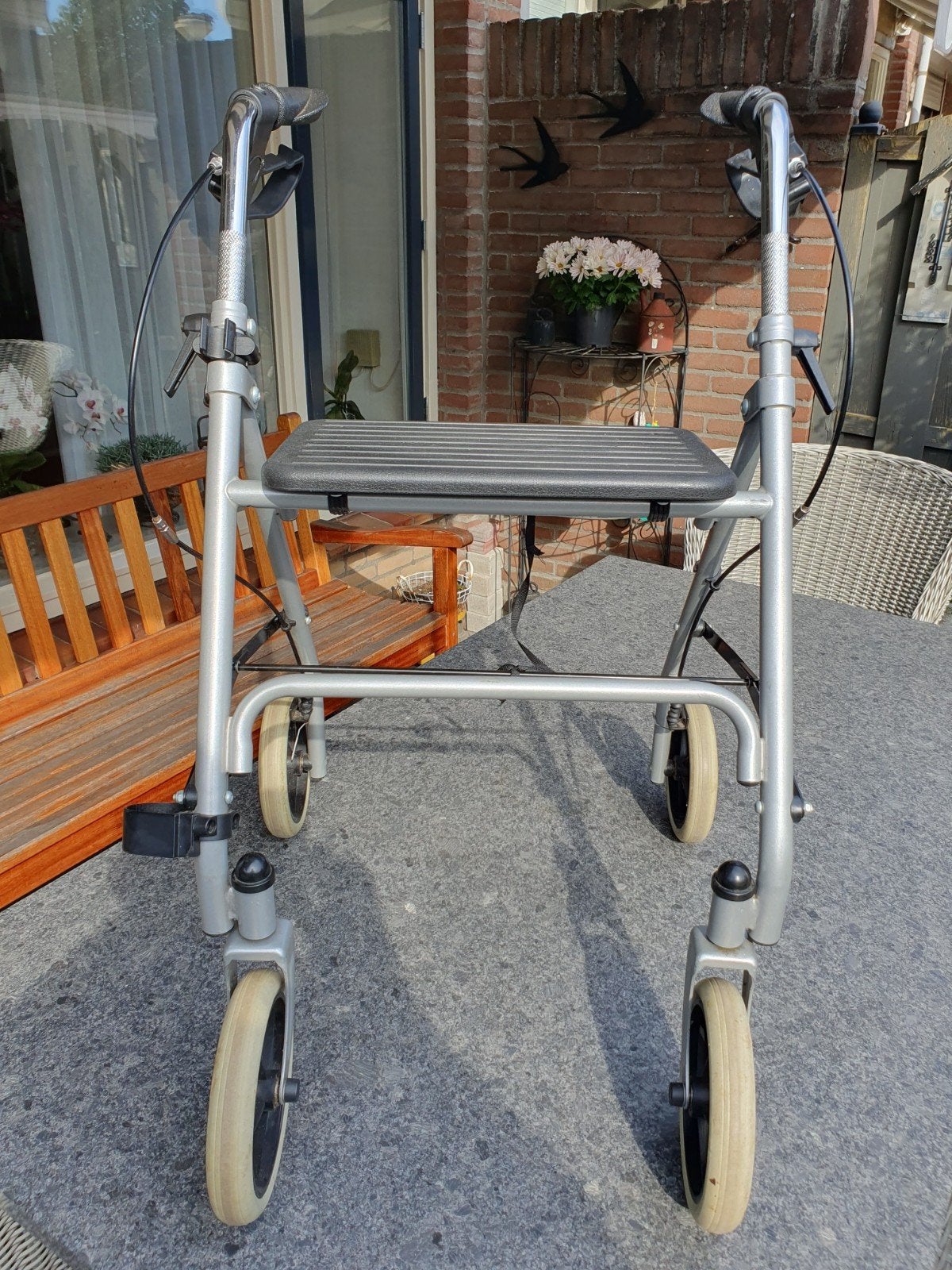 inklapbare verstelbare rollator, Diversen, Ophalen, Opvouwbaar, Gebruikt