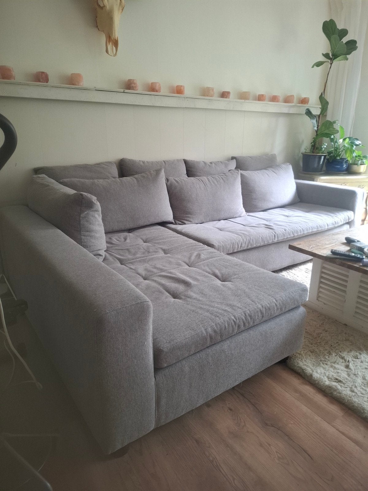 Lounge bank zilver grijs, Ophalen