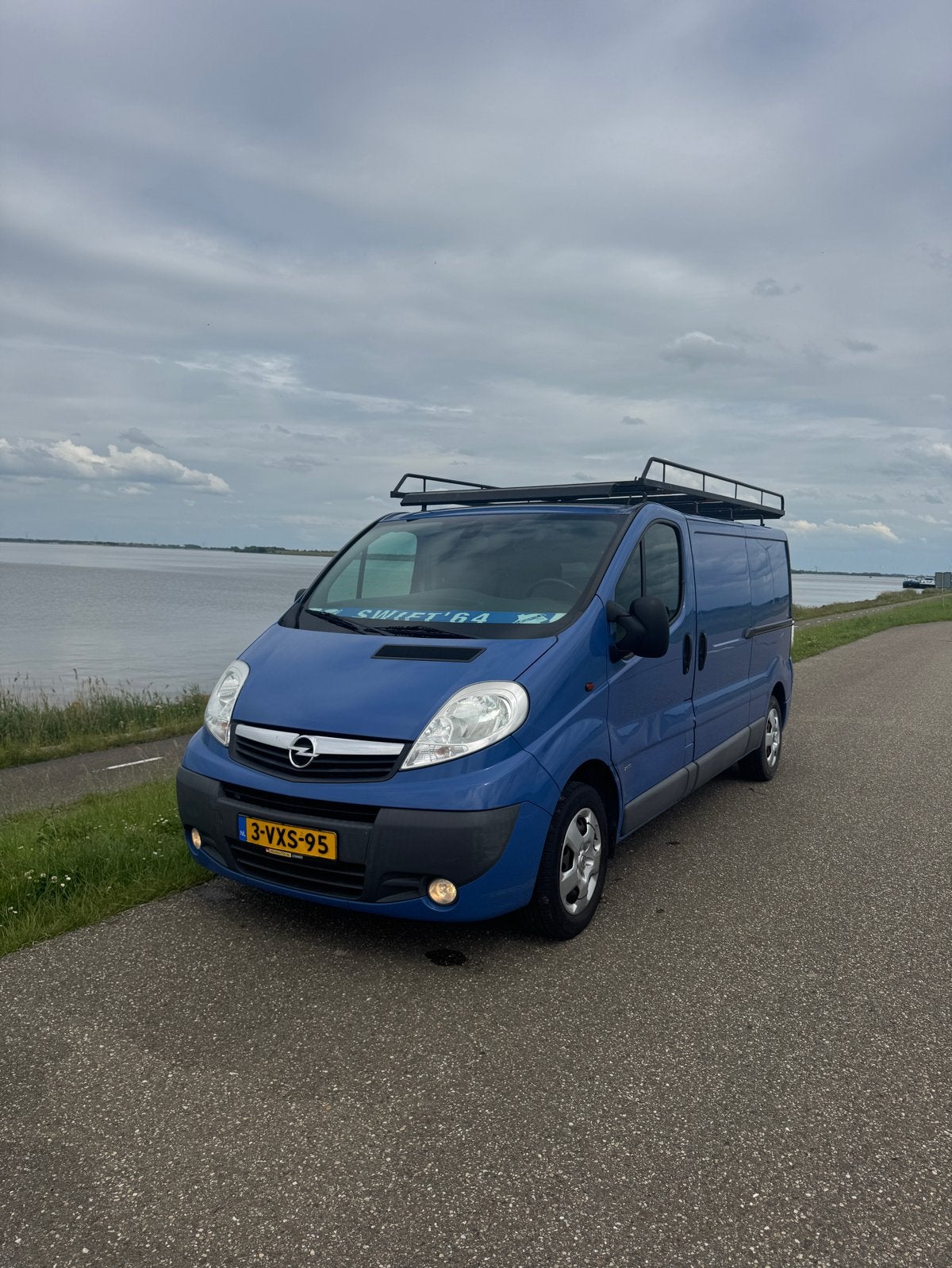Opel Vivaro H1 L2 imperiaal lage Km! 2.0 Cdti 84KW  2012, Euro 5, 4 cilinders, Blauw, Origineel Nederlands