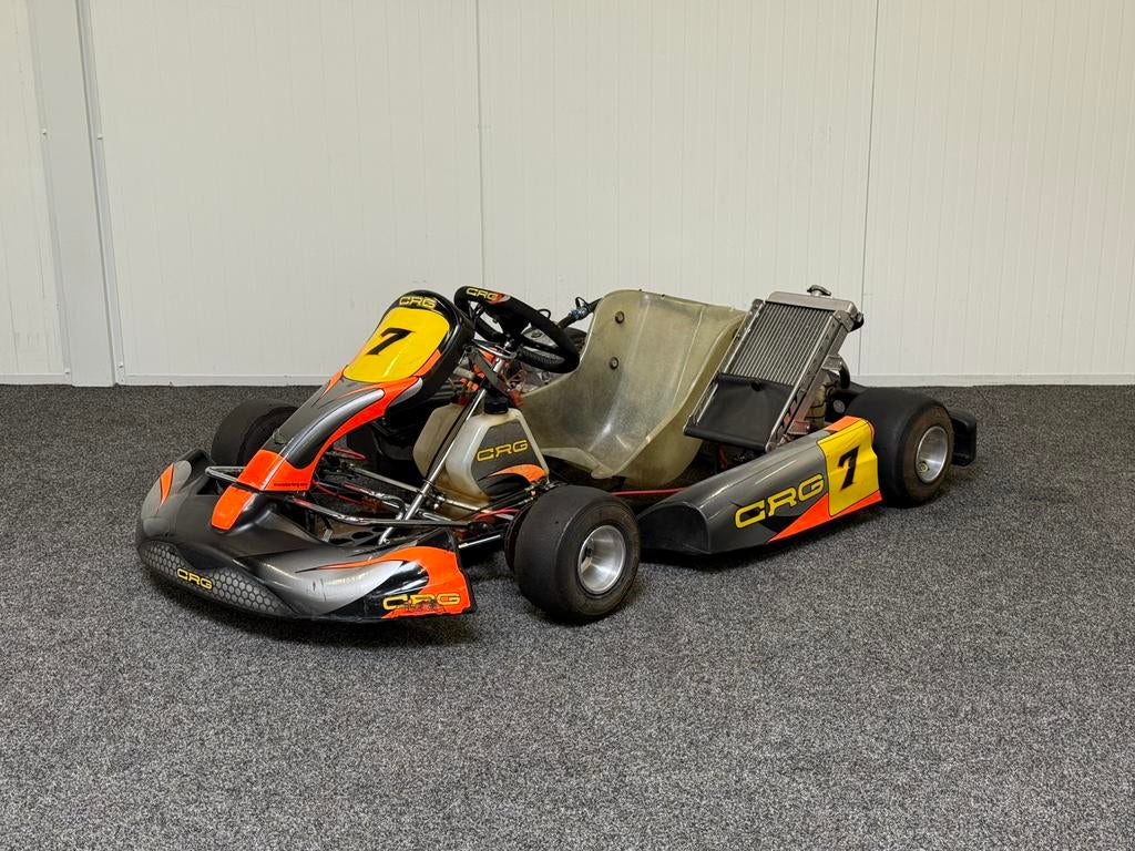 CRG kart 125 cc 135 cc TM racing kart wedstrijd kart, Sport en Fitness, Karting, Ophalen of Verzenden, Zo goed als nieuw, Kart