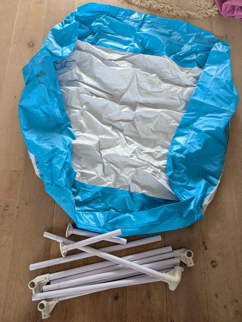 Opzet zwembad vierkant, met stokken., Ophalen, Minder dan 80 cm, Rond, Minder dan 200 cm