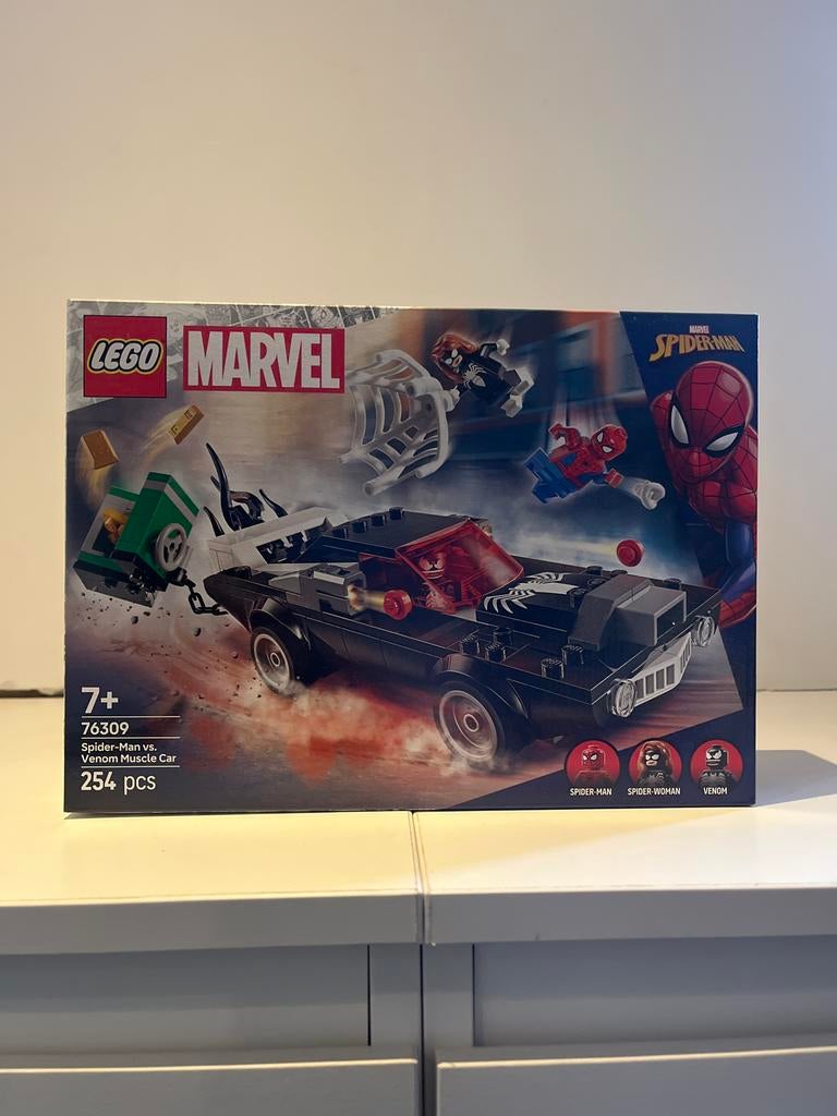 LEGO Marvel Spider-Man 76309 Venom Muscle Car NIEUW, Inclusief minifiguren, Marvel, Lego, Nieuw