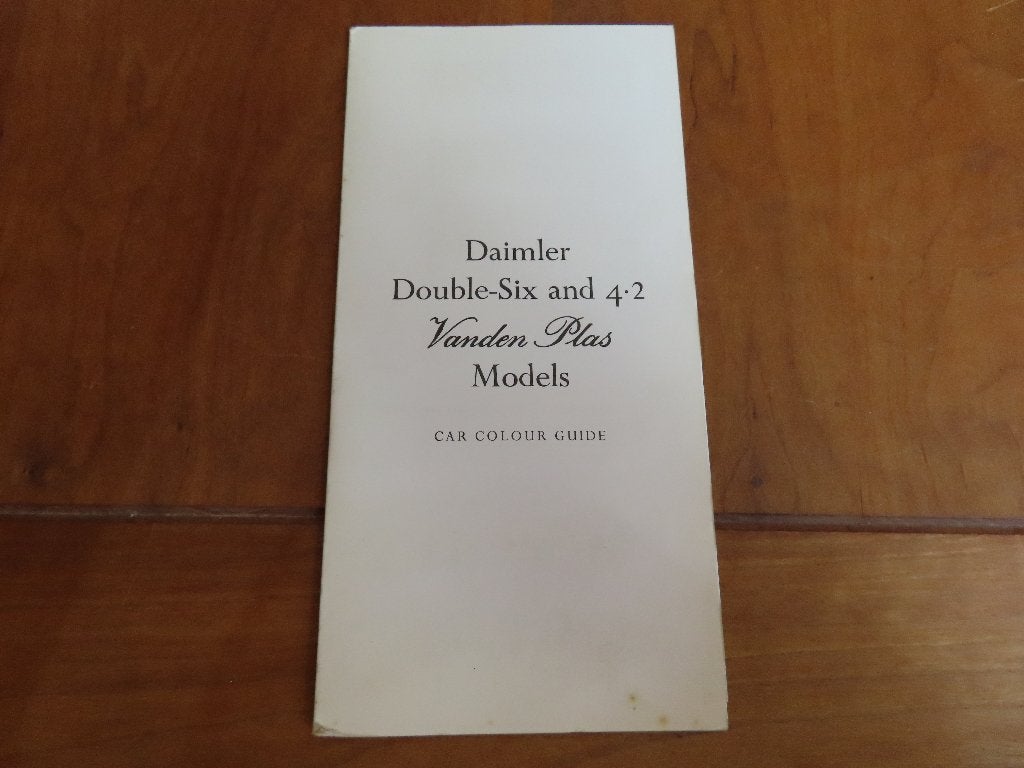 Compacte folder Daimler Double-Six, Daimler 4.2 kleuren, Gelezen, Ophalen of Verzenden, Overige merken, Daimler
