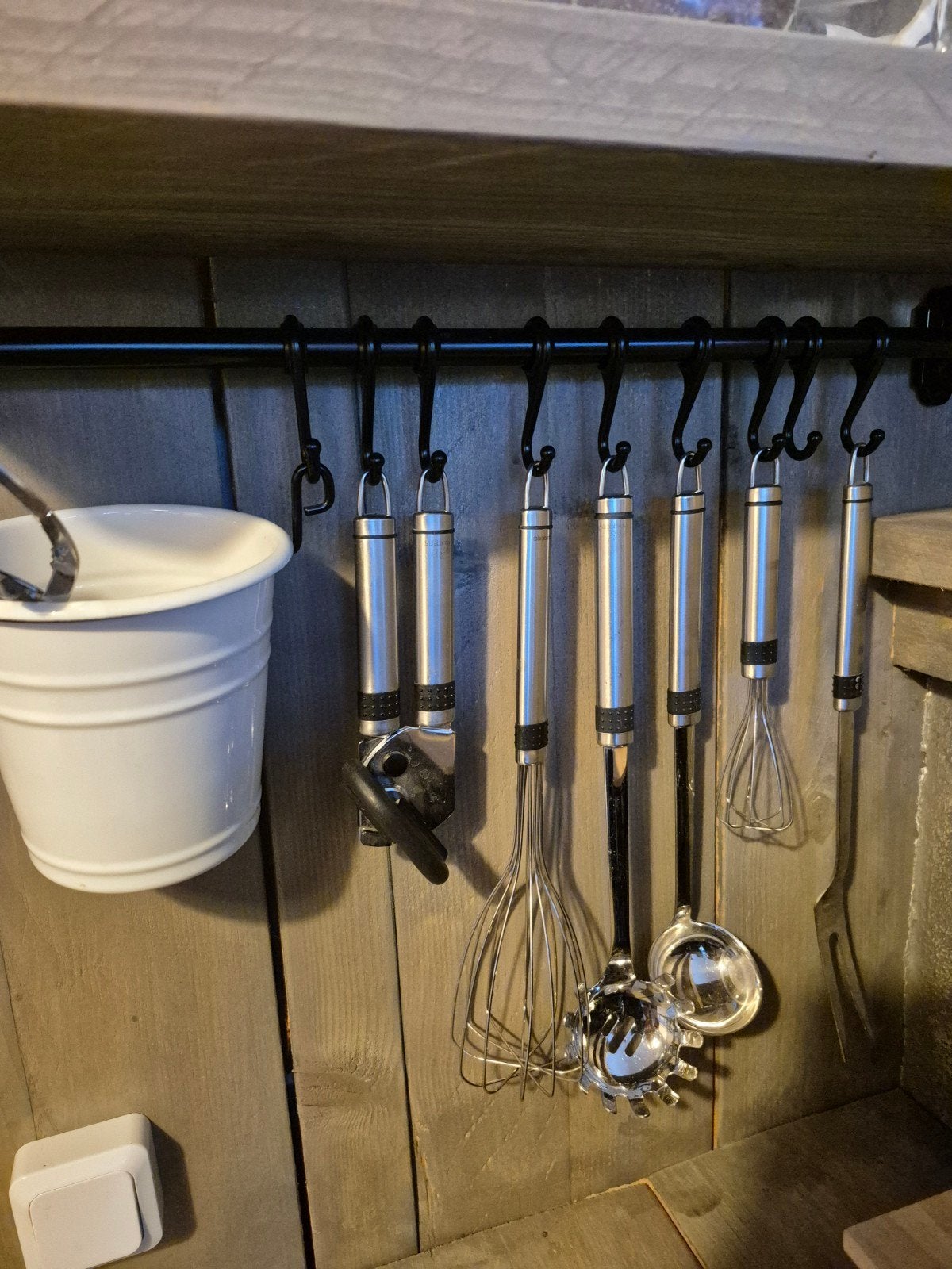 Metalen lepelrek of rek om spulletjes op te hangen, Ophalen of Verzenden, Nieuw