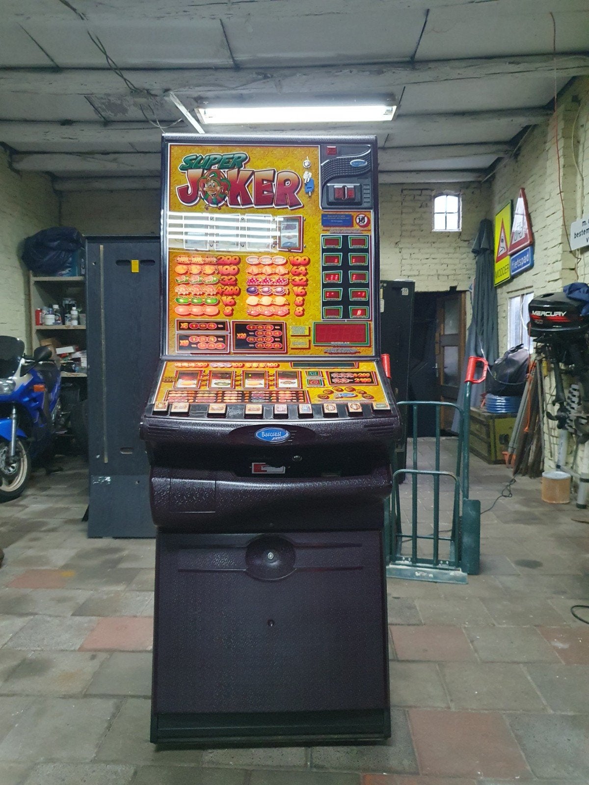 Super Joker 1000 gokkast - goedspelend, euro-uitbetaling, Euro, Ophalen of Verzenden, Gebruikt, Met sleutels