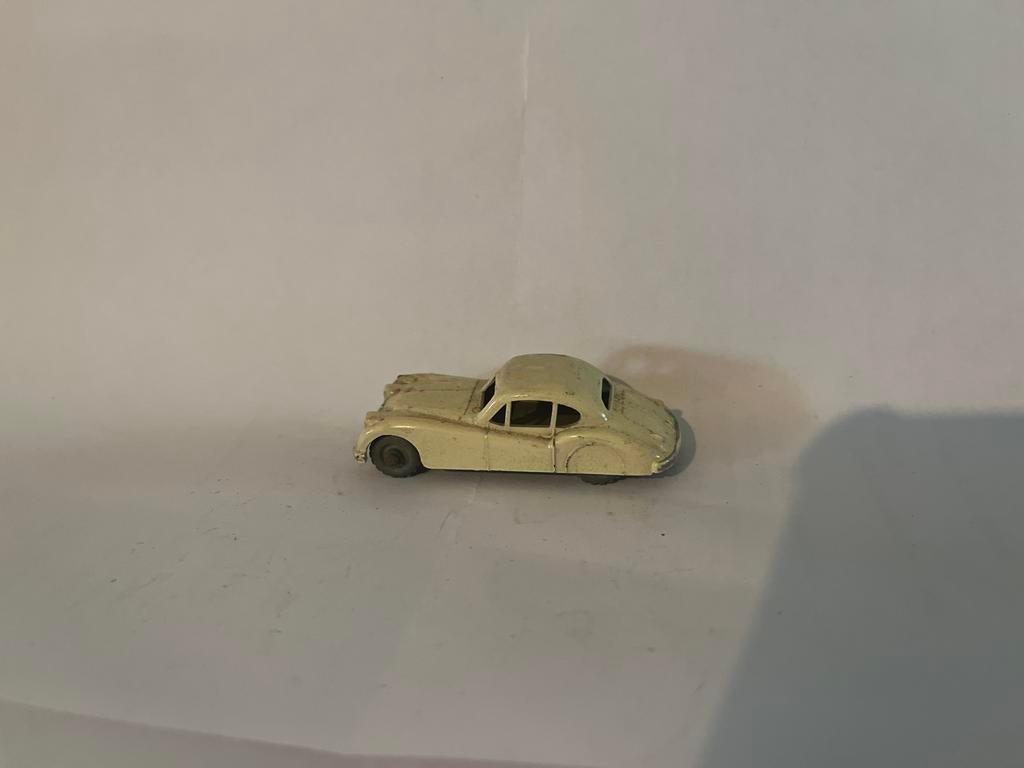 Matchbox Lesney 32a Jaguar XK140 – Grijs/Beige – Near Mint!, Ophalen of Verzenden, Gebruikt, Auto