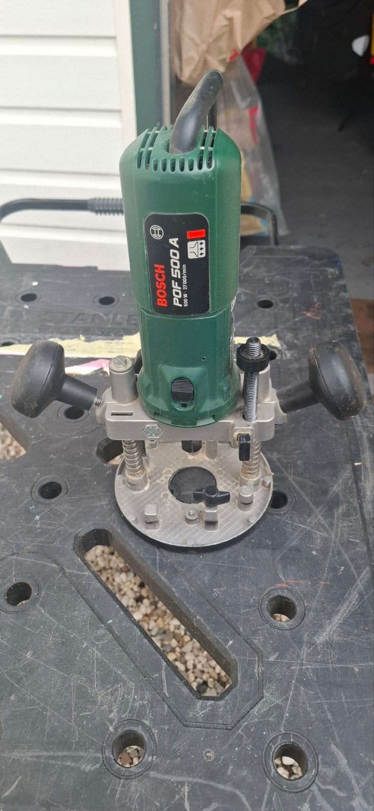 Bosch POF 500 A Bovenfrees - Gebruikt, Gebruikt, Ophalen of Verzenden, Bovenfrees, Bosch