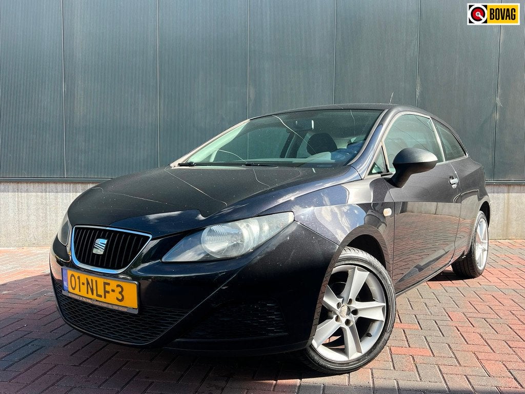 Seat Ibiza SC 1.2 Club * 3-Deurs * Airco * Elek-ramen * Nieu, Auto's, Voorwielaandrijving, Euro 5, Stof, Gebruikt