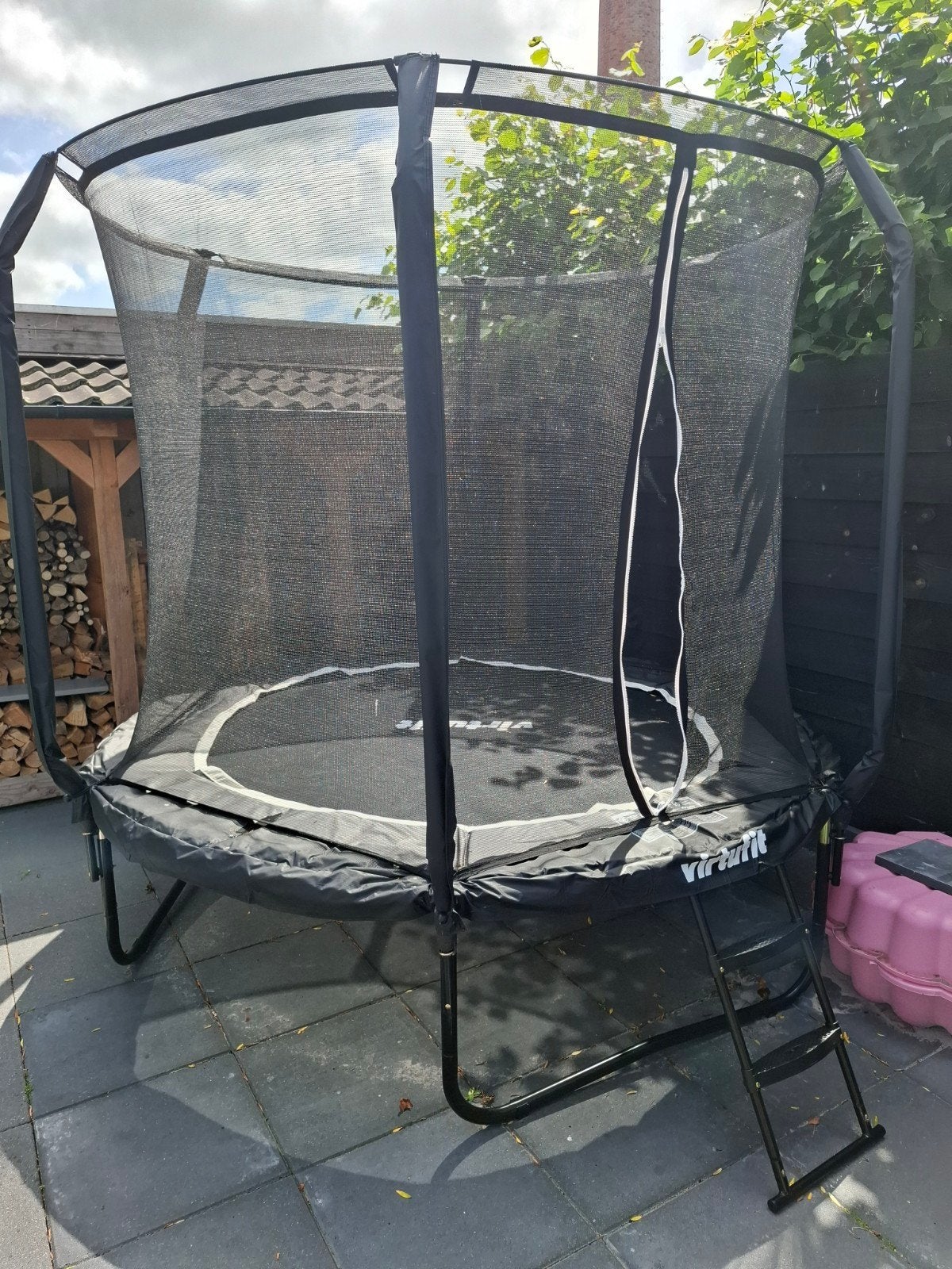 Trampoline 4 maanden oud, Ophalen, Zo goed als nieuw