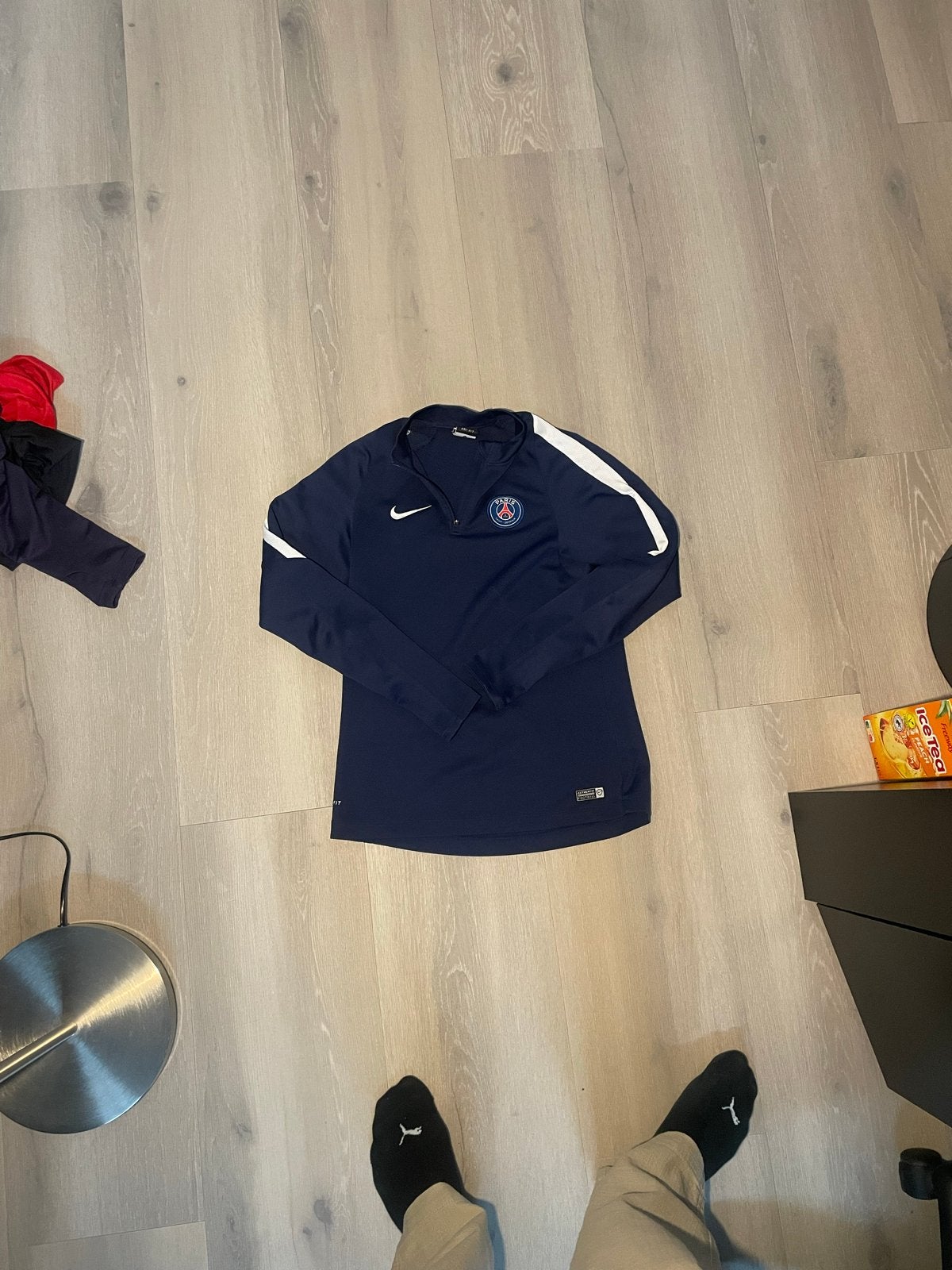 Nike PSG trainingstrui maat M, Zo goed als nieuw, Voetbal, Verzenden, Maat 48/50 (M)