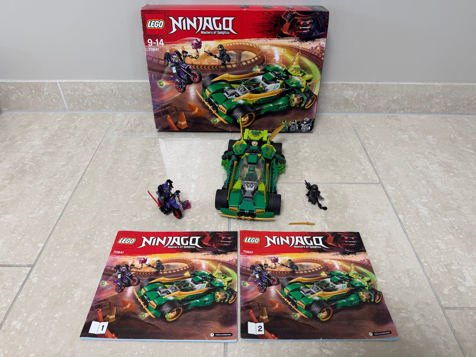 Lego Ninjago 70641 Lloyd's Nightcrawler - Complete Set, Lego, Ophalen of Verzenden, Zo goed als nieuw, Compleet