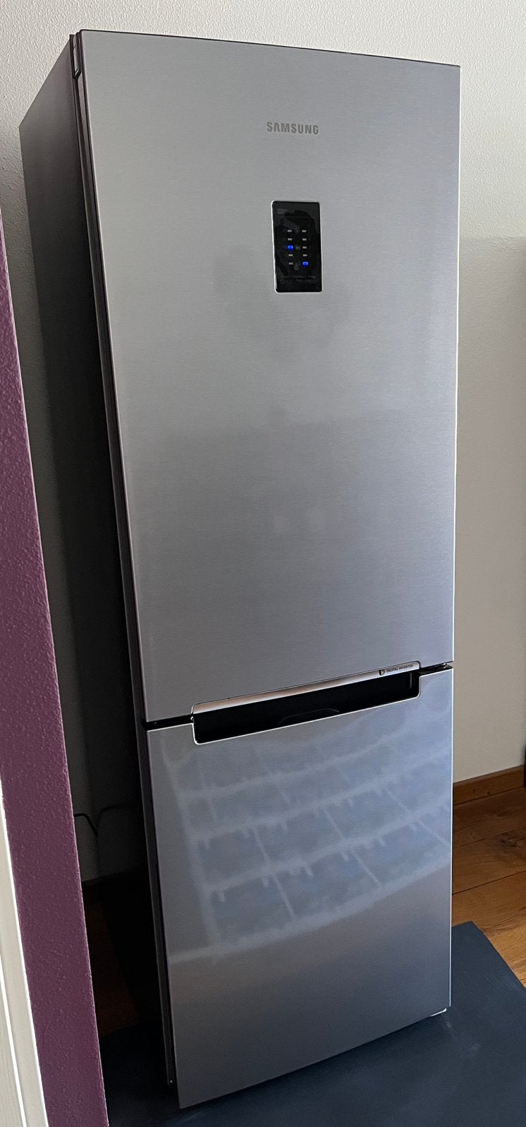 Mooie Samsung koel vriescombinatie, Ophalen, Gebruikt, 200 liter of meer, Met aparte vriezer