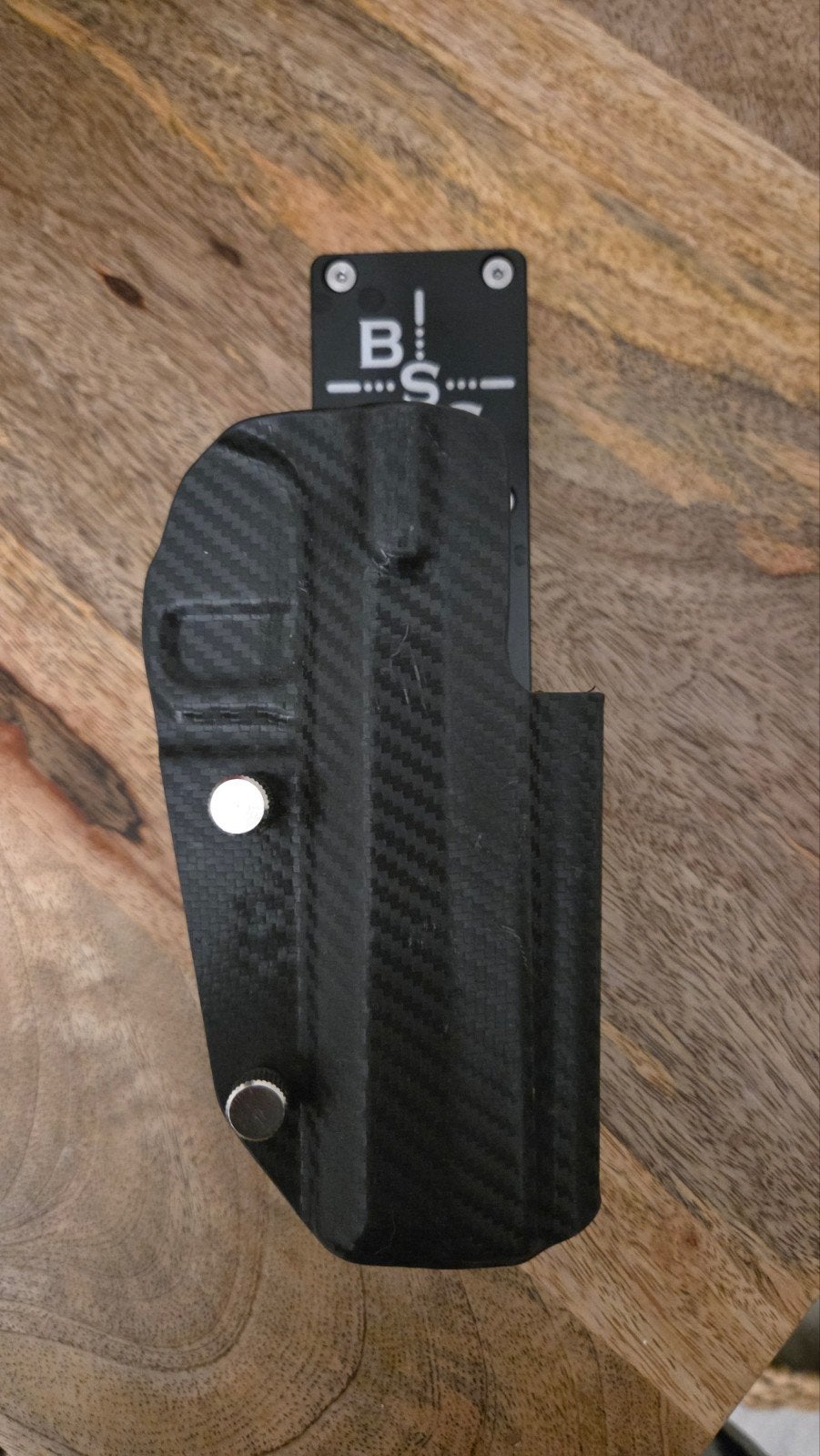 Holster Black Carbon Scorpion Gear Pro Heavy Duty Competitio, Ophalen of Verzenden, Zo goed als nieuw