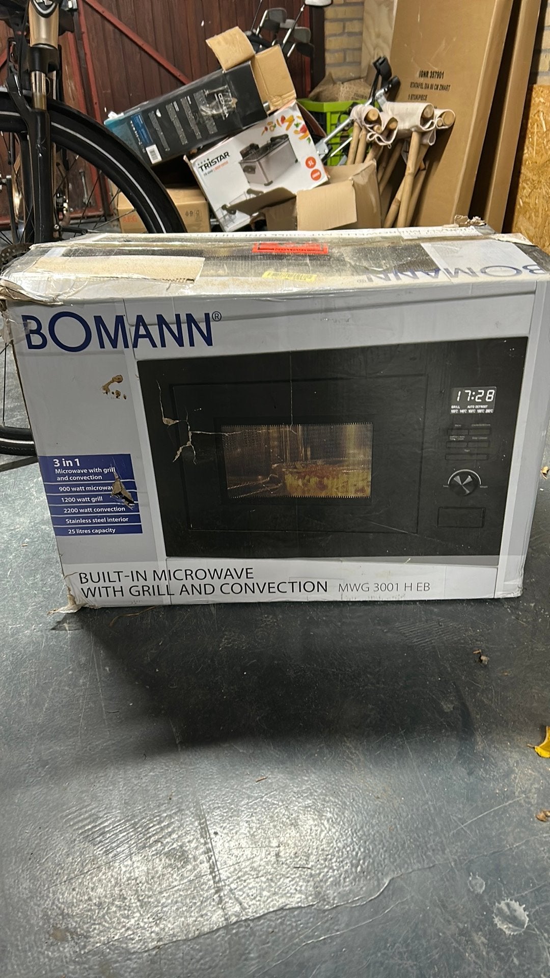 Bomann inbouw combi oven, Witgoed en Apparatuur, Ophalen, Overige merken, Nieuw, Combi-oven