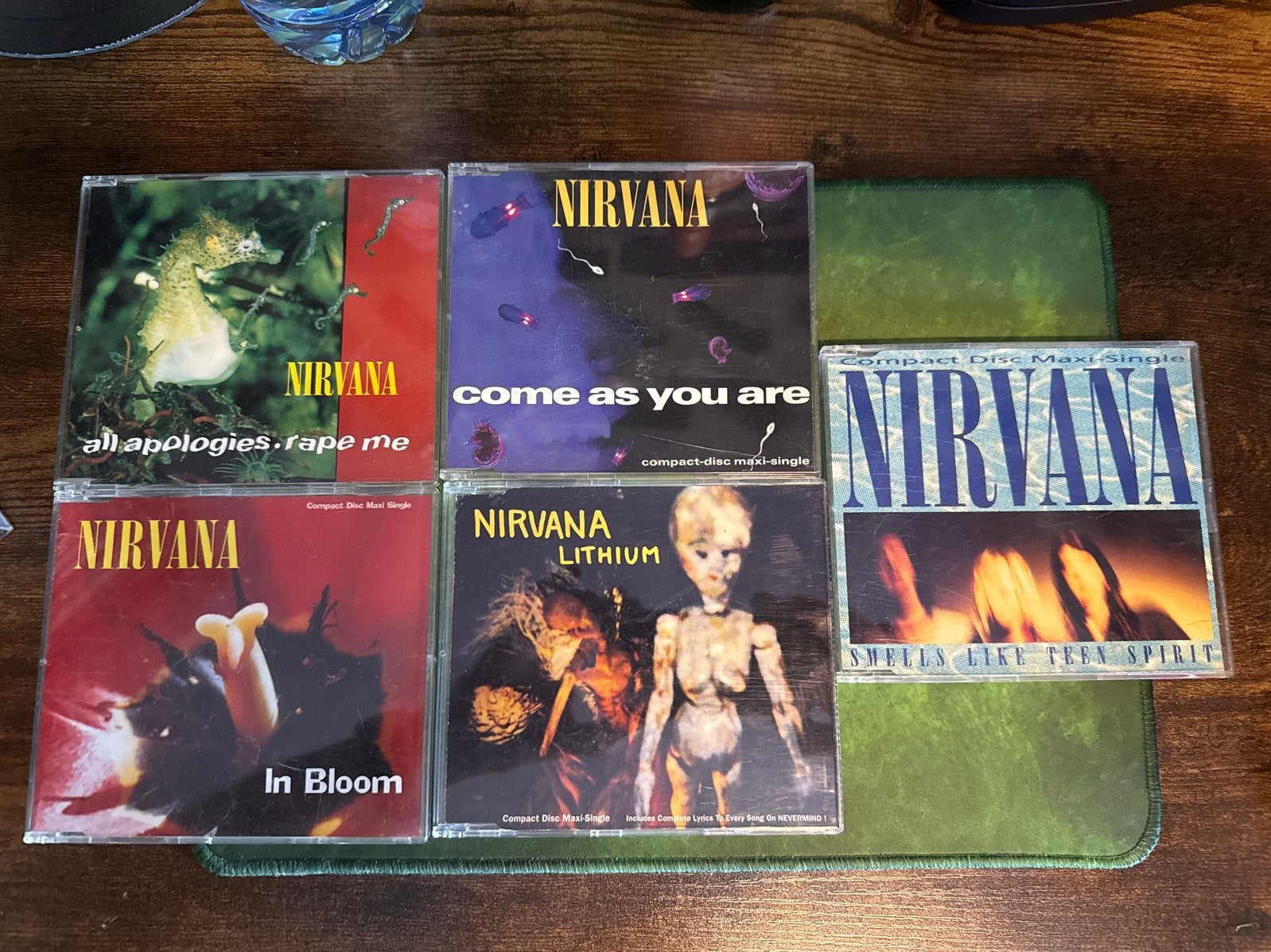 Nirvana CD Singles Collectie - In Bloom, Lithium, Come as Yo, Ophalen of Verzenden, Gebruikt, Single