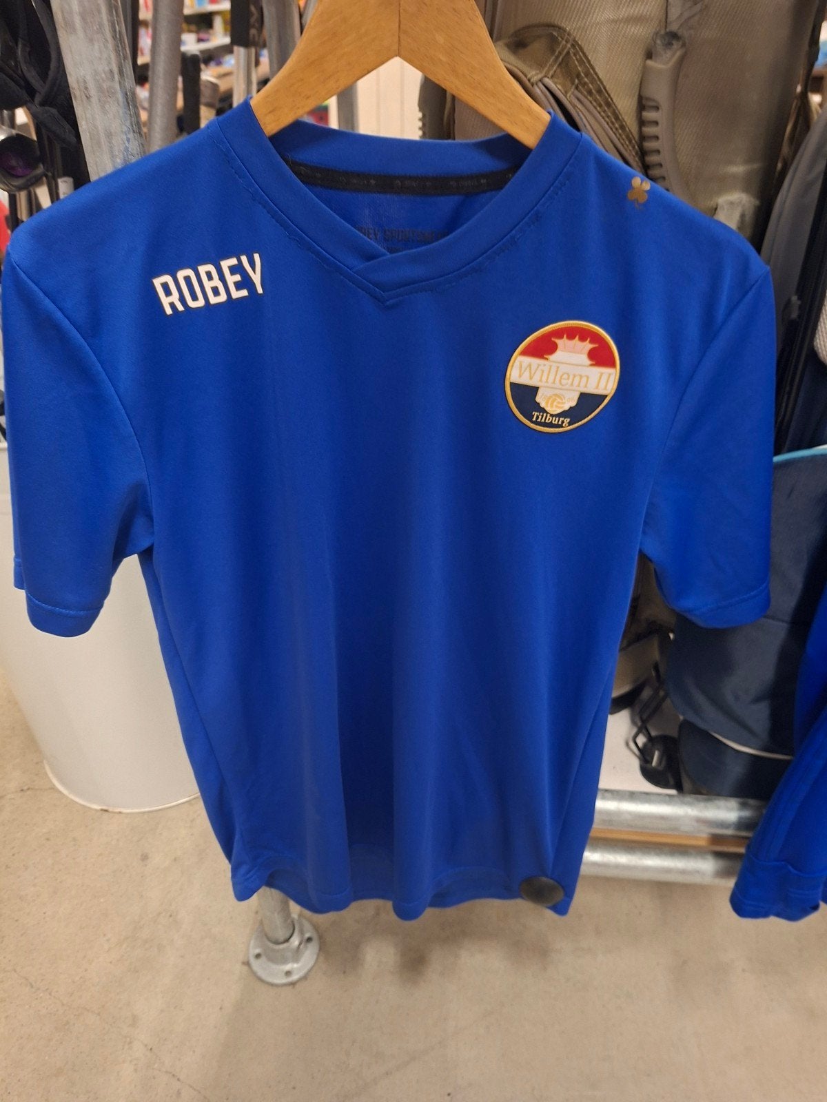 Vintage Willem II Robey Voetbalshirt - Maat L, Maat L, Ophalen of Verzenden, Gebruikt, Shirt