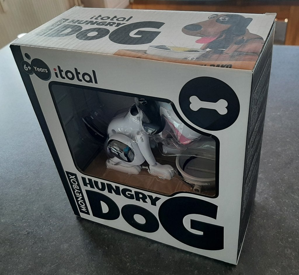 Spaarpot - Hungry Dog NIEUW, Ophalen of Verzenden, Nieuw, Kunststof, Dier