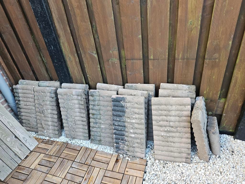 Border en stenen gratis, Tuin en Terras, Bielzen en Borders, Ophalen of Verzenden, Gebruikt, Minder dan 100 cm, Minder dan 25 cm