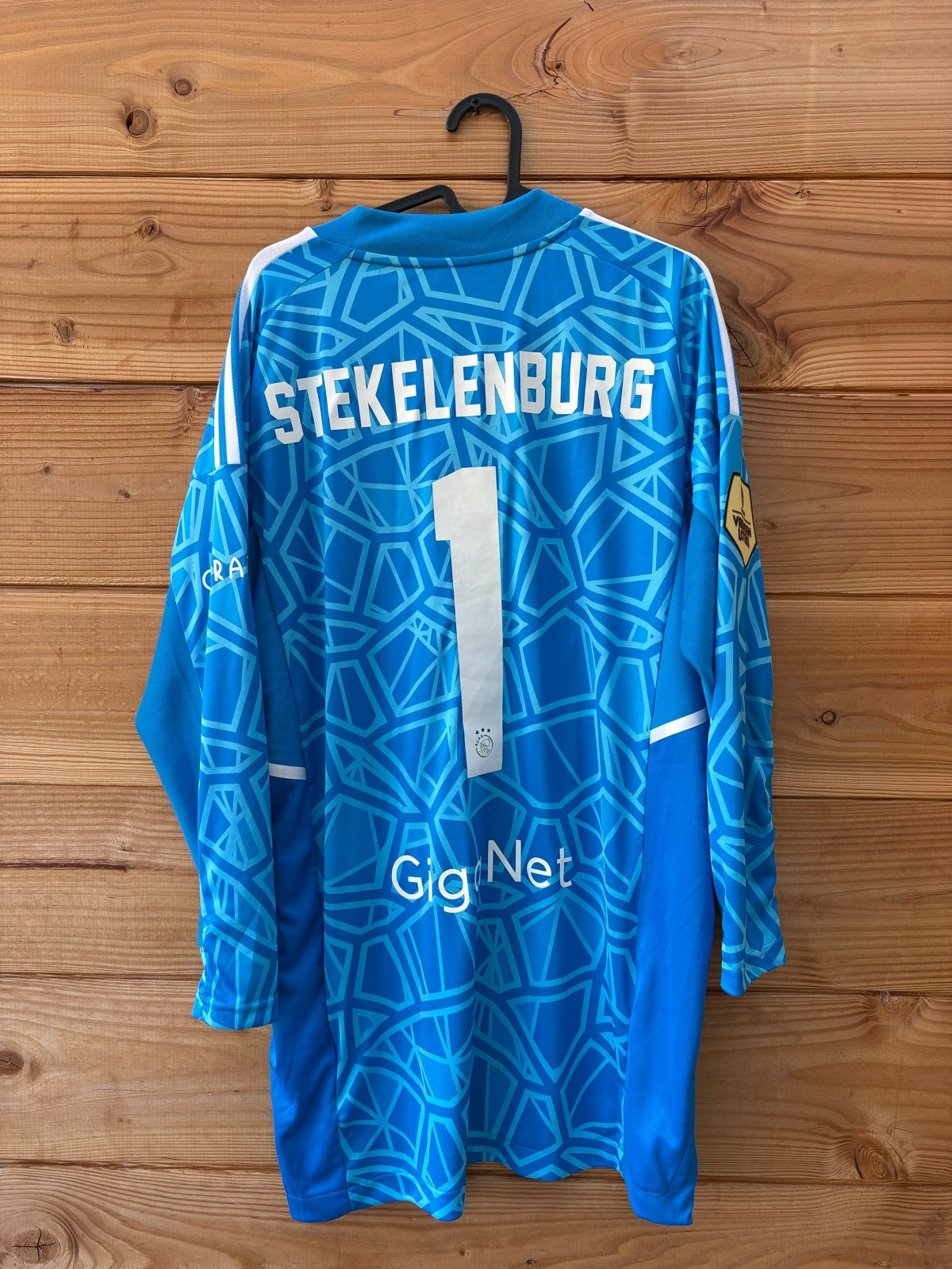 Maarten Stekelenburg Matchworn/Issued Ajax Keepersshirt, Verzamelen, Ophalen of Verzenden, Gebruikt, Shirt