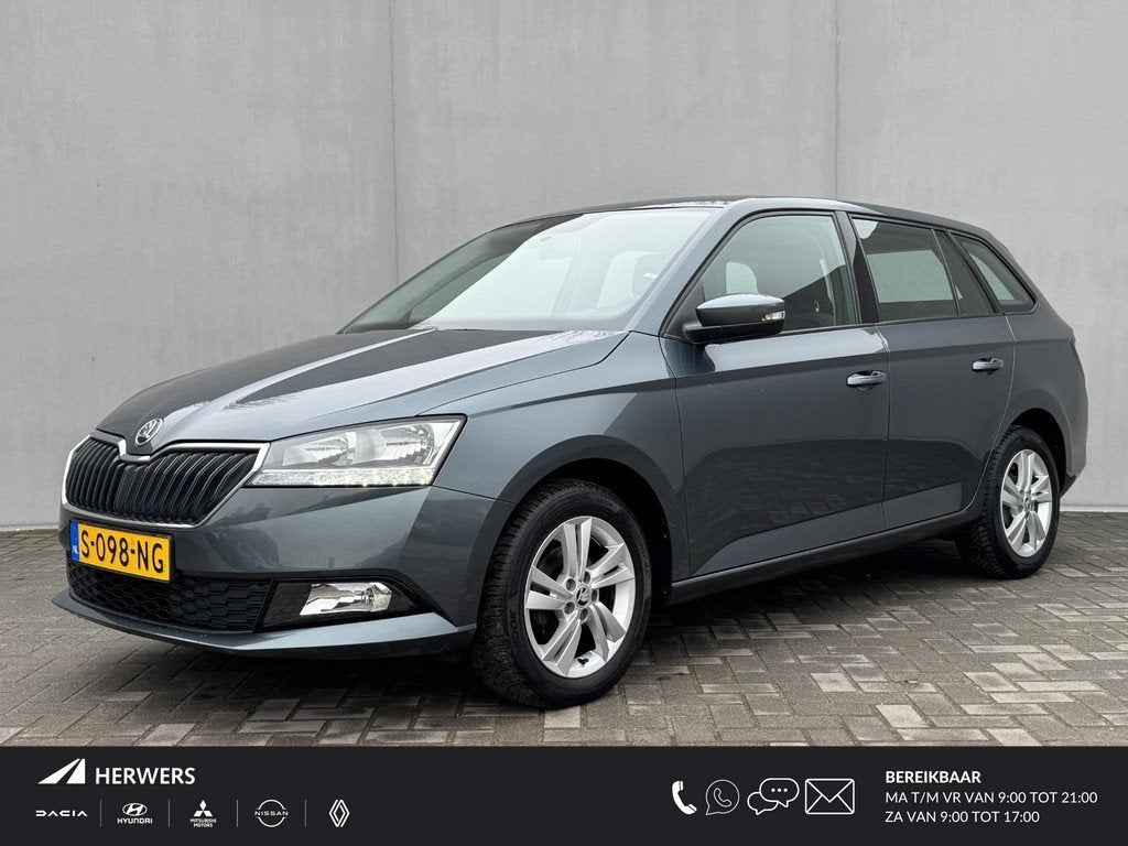 Skoda Fabia Combi 1.0 TSI Ambition / Lichtmetalen Velgen / A, Voorwielaandrijving, Stof, Euro 6, 95 pk